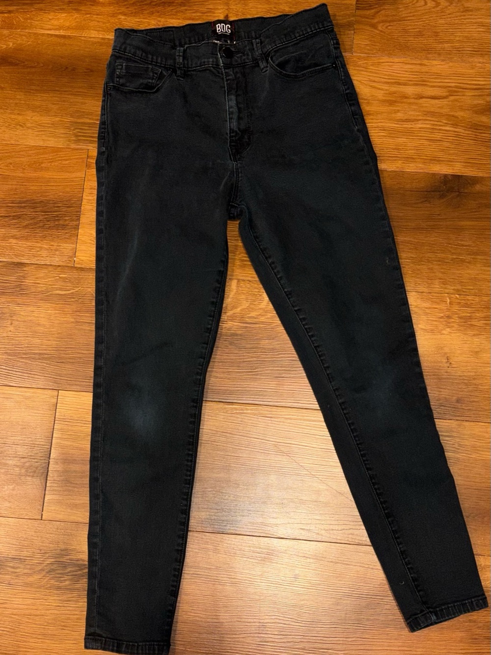 BDG Black High-Rise Slim Taper Jeans